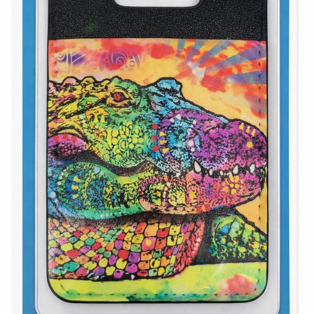 Enjoy It LLC Alligator Phone Pocket by Dean Russo – Stick-On Card Holder – New