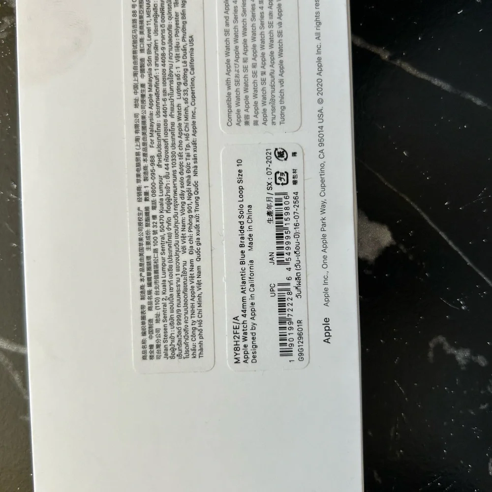 Apple stylish blue