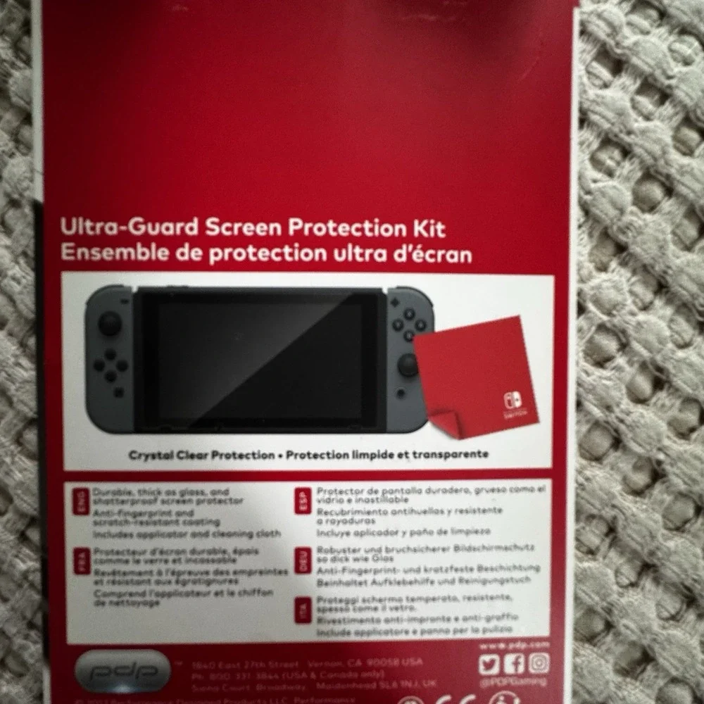 PDP Ultra-Guard Screen Protector - Protection Kit for Nintendo Switch