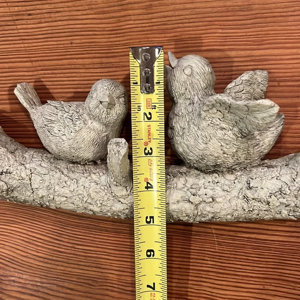 Vintage Bird Wall Hooks- Resin & Crushed Stone
