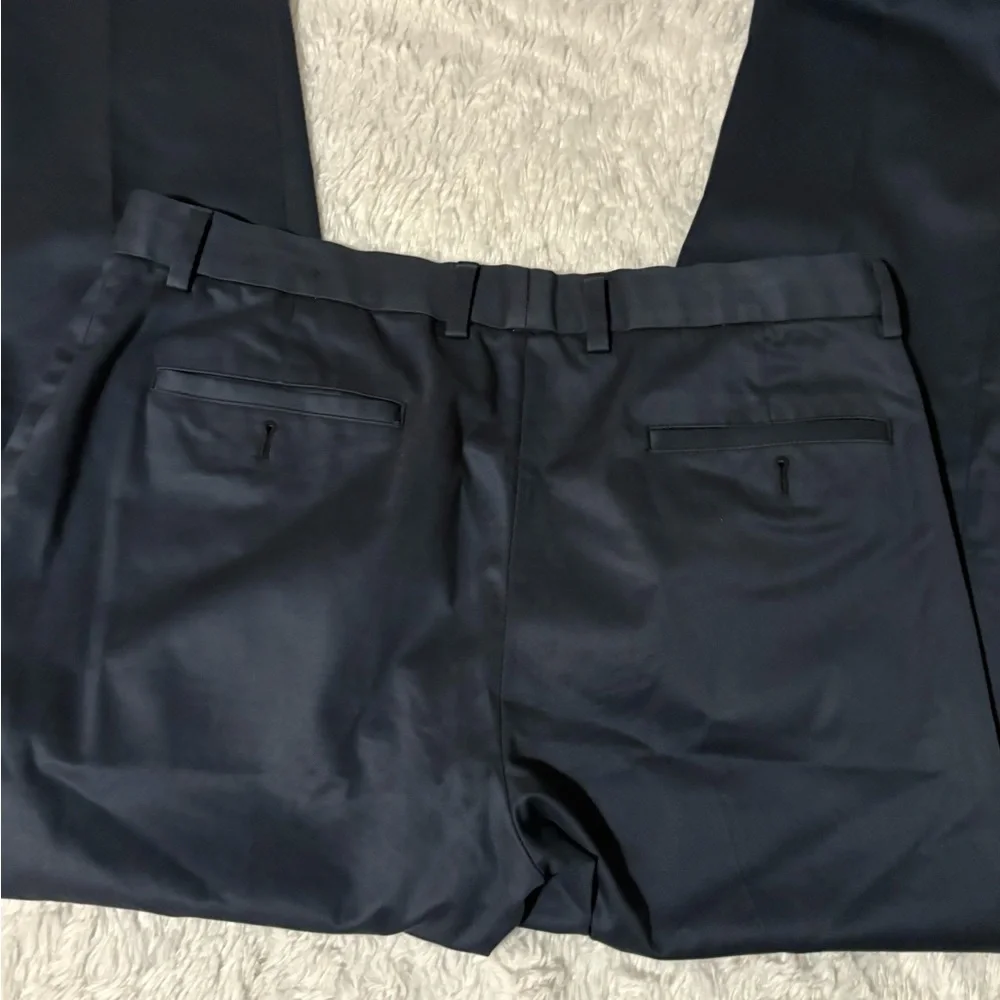 BROOKS BROTHERS Light Weight Advantage Chino Straight Milano Fi Pants Blue 36x30