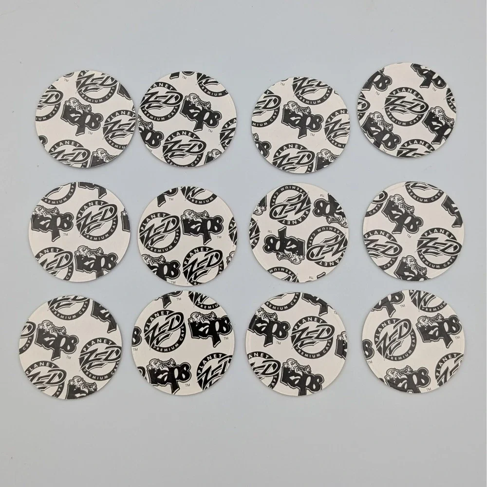 VTG Stack n Smack Planet Zed Street Kaps Monster Pogs Lot Foil King Zed Ribbit