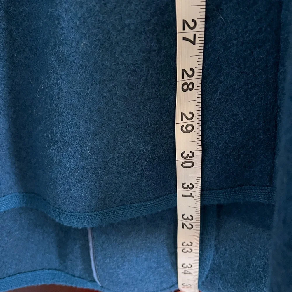 Talbots Women’s Wool Cape Cloak Blue size XL