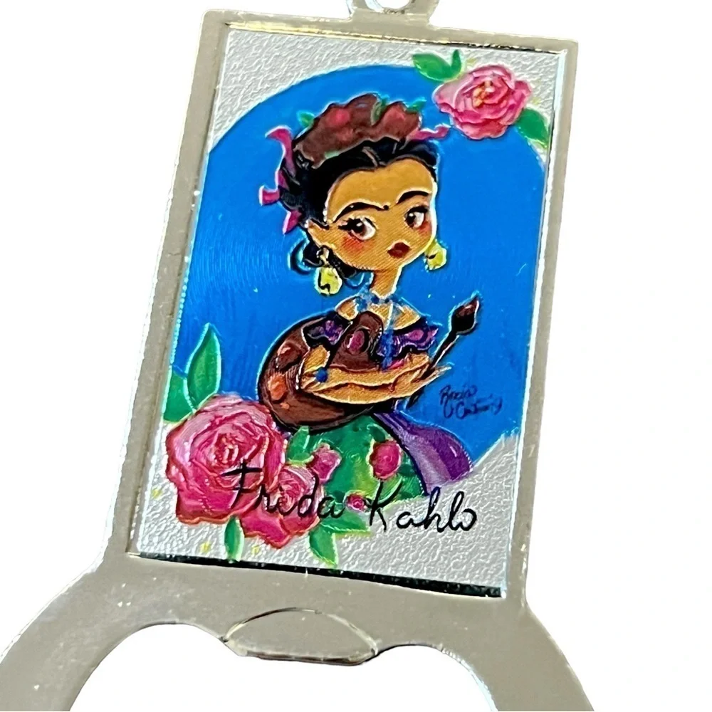 FRIDA KAHLO Caricature Bottle Opener Keychain
