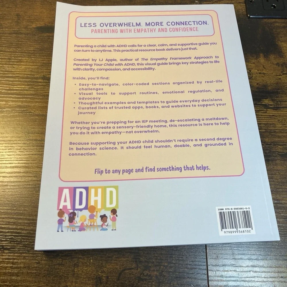 Empathy Framework Approach To Parenting Your Child with ADHD LJ Apple BOOK