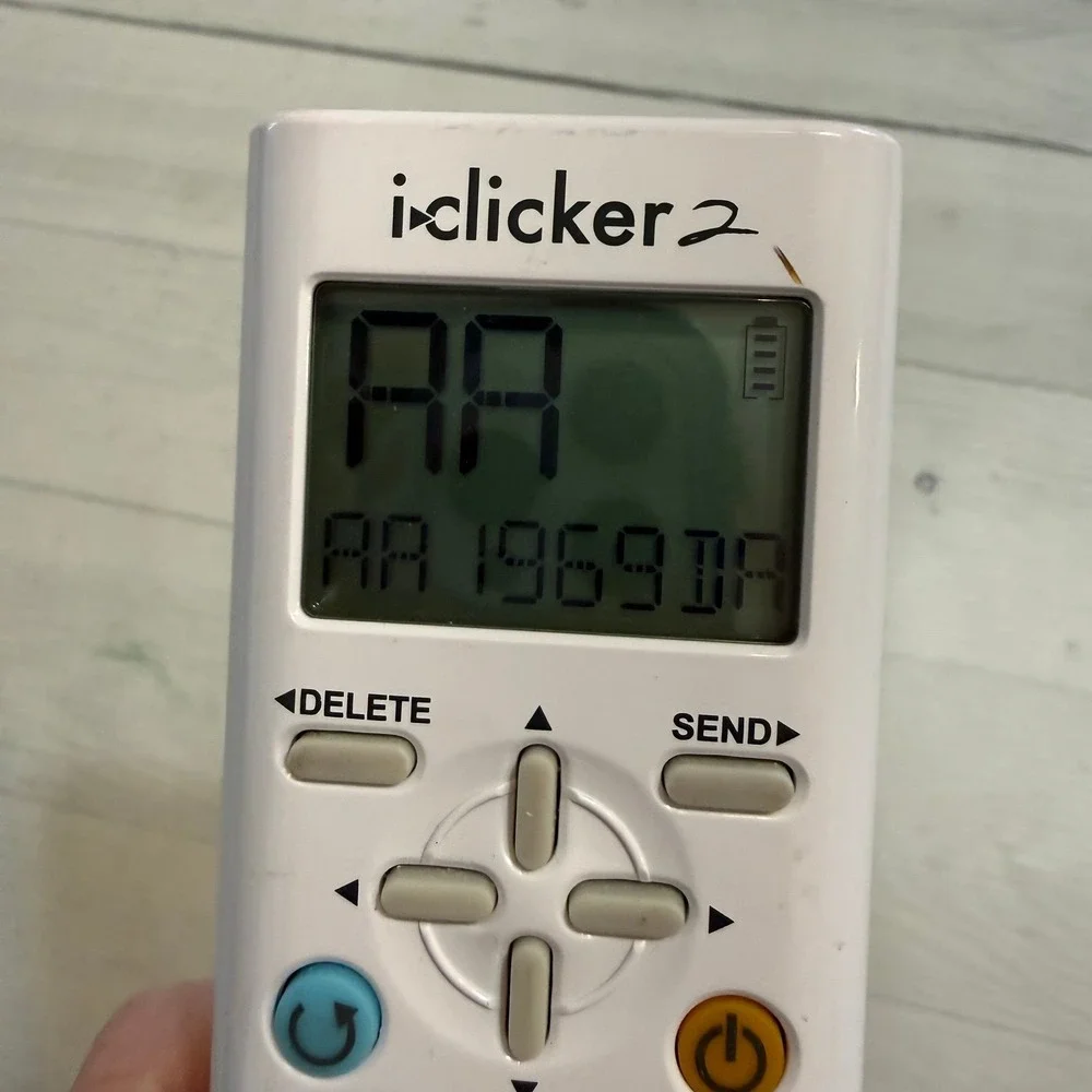 Iclicker student response