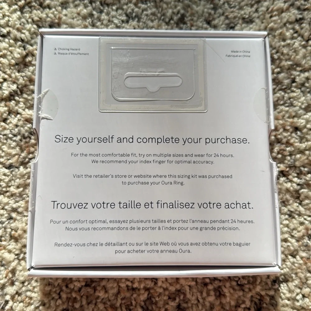 Oura Ring Sizing Kit