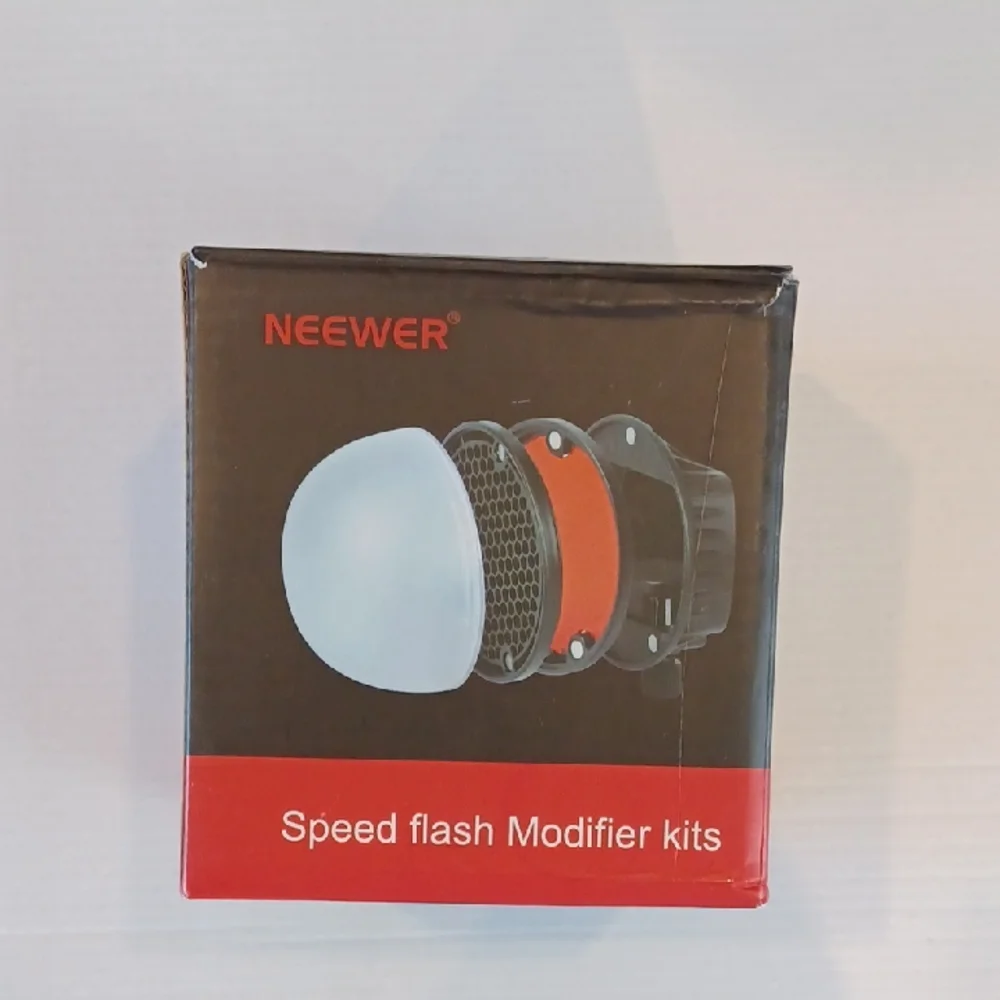 Black and Red Speed Flash Modifier Kit