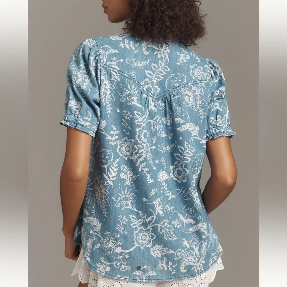 Anthropologie chic blue