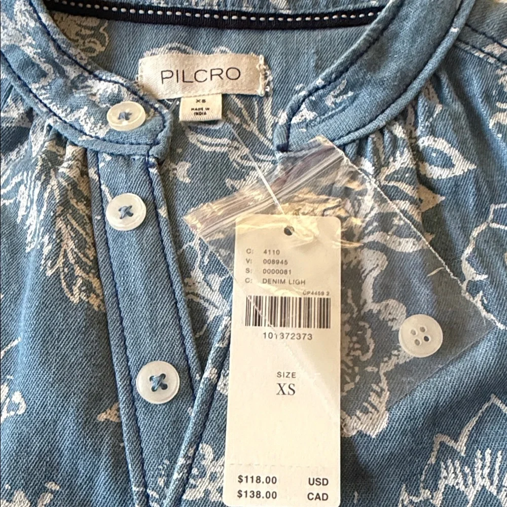 Anthropologie chic blue