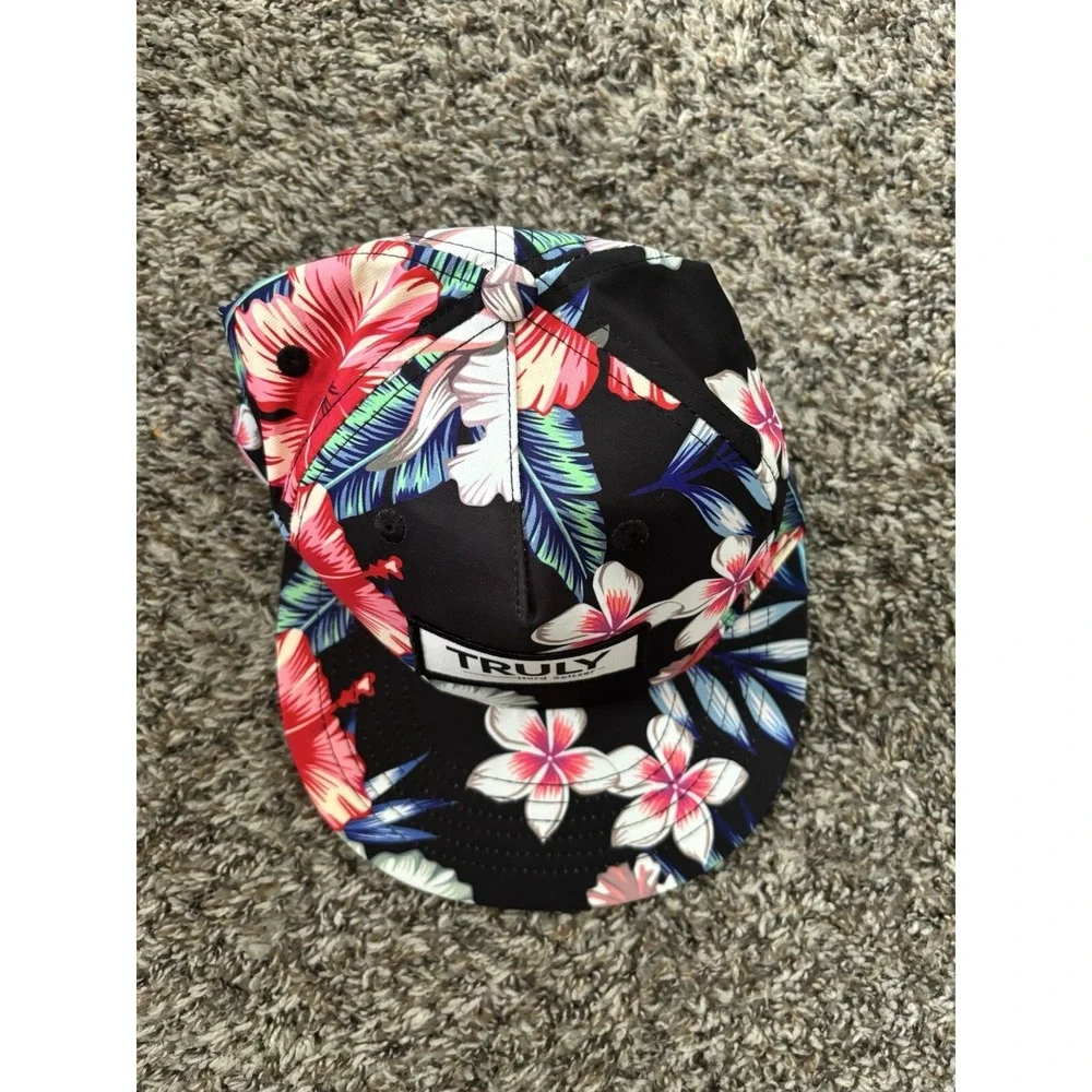 Truly Hard Seltzer Floral Print Logo SnapBack Hat OSFM Promo Hat