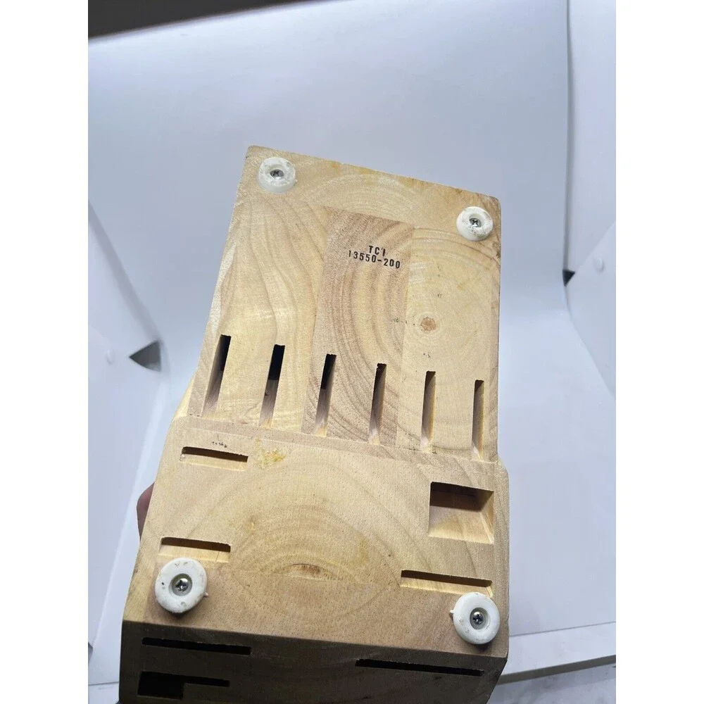 J.A. Henckles International 14-Slot Kitchen Knife Wood Block