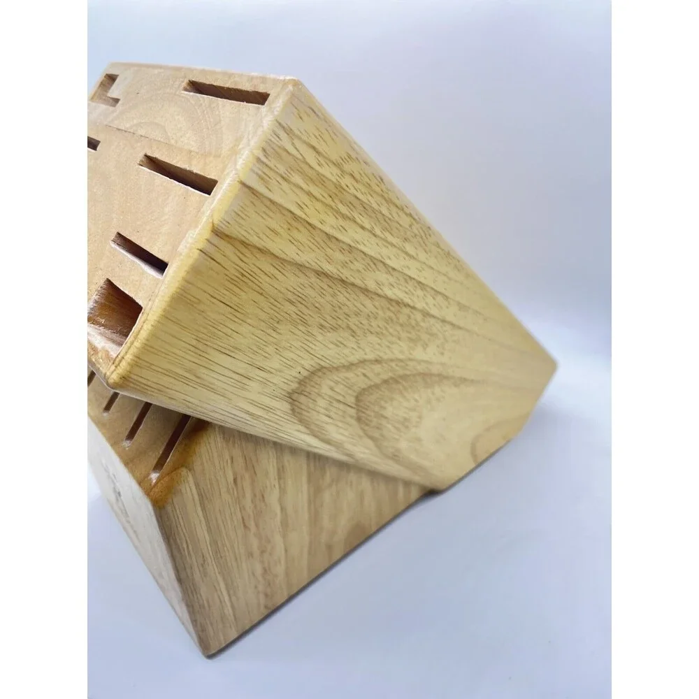 J.A. Henckles International 14-Slot Kitchen Knife Wood Block
