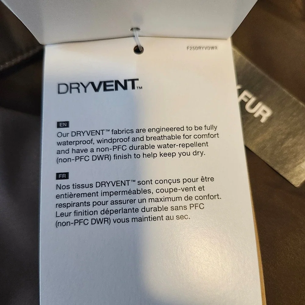 The North Face new tags