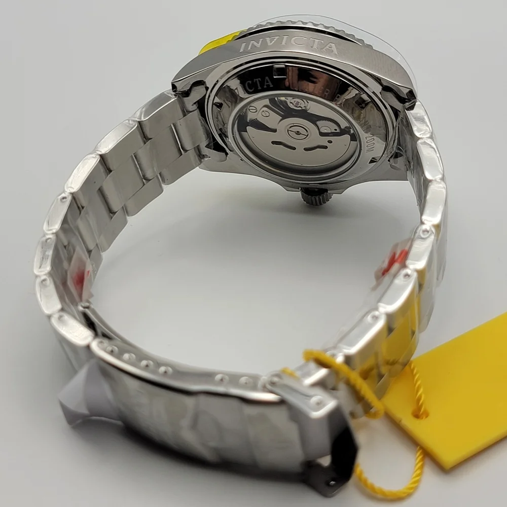 NWT 49910 Invicta Pro Diver Forge Stainless Automatic Mens Watch 40mm Aqua RARE