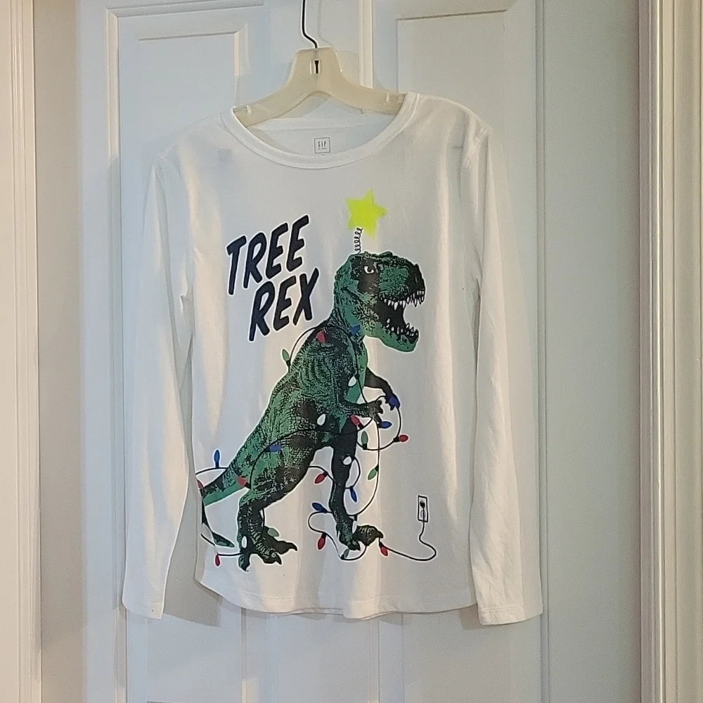 Gap tree rex xmas pajama top 14