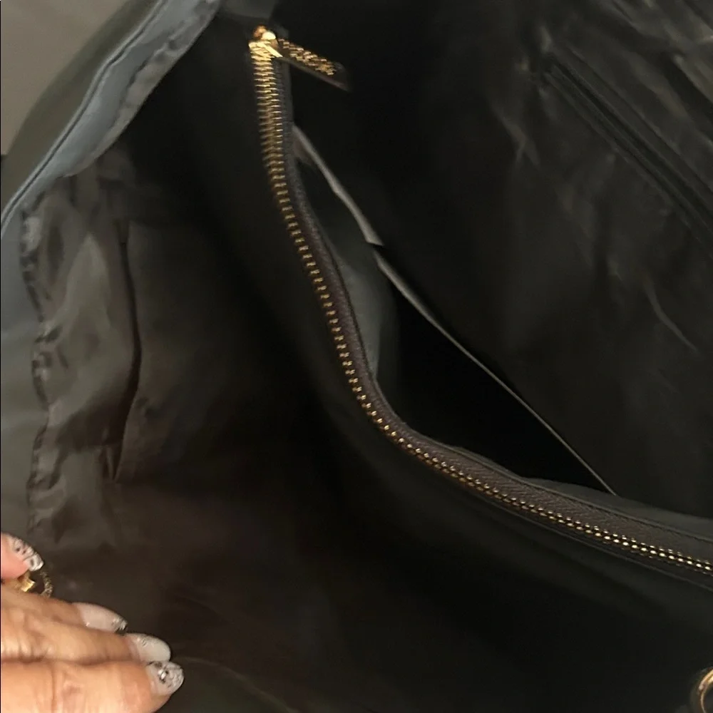 Versace travel duffel features