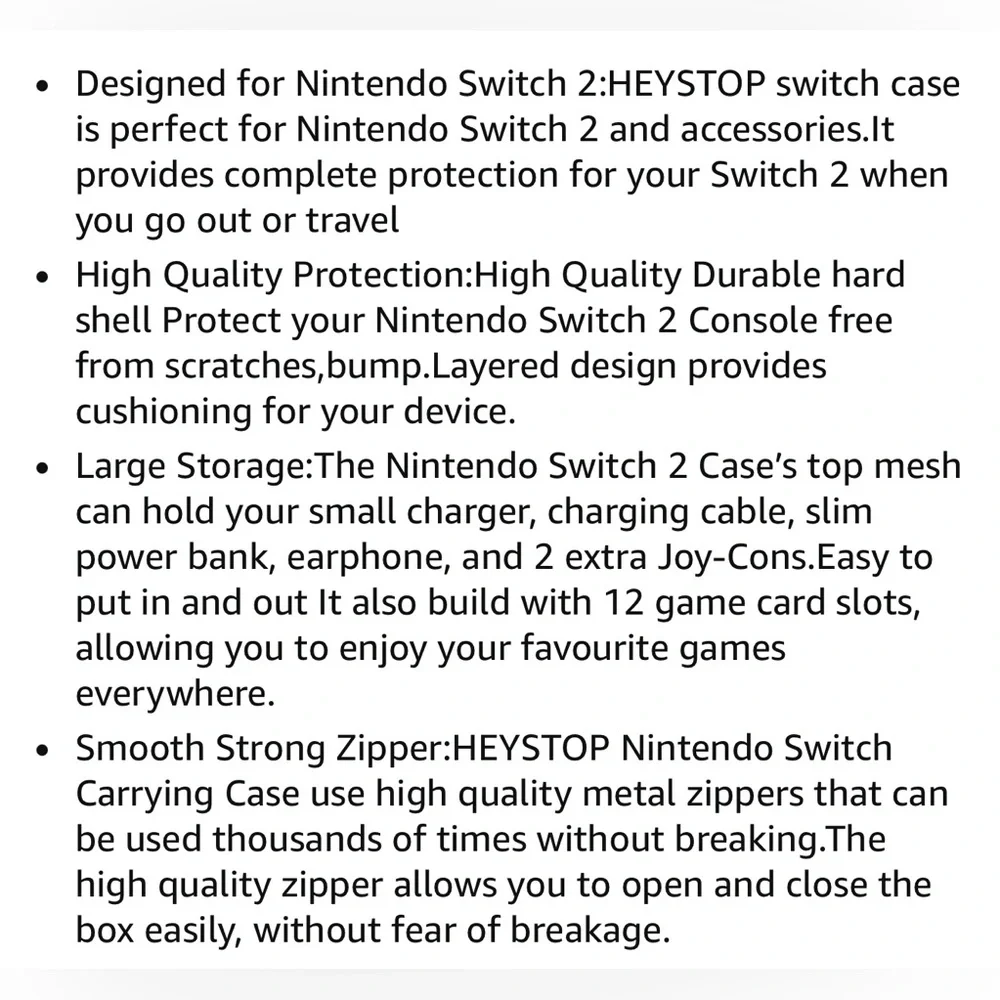 Heystop black portable