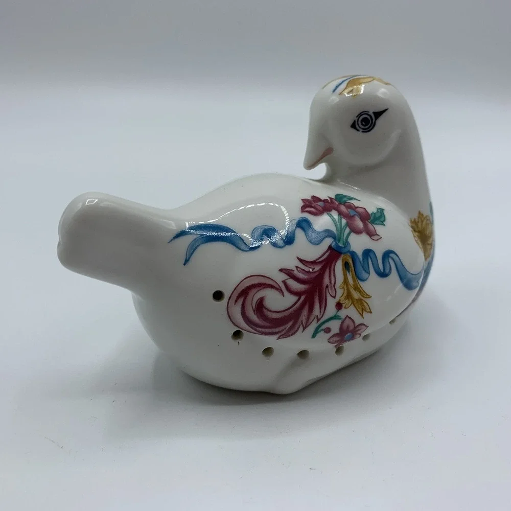 Vintage Elizabeth Arden Porcelain Pigeon Potpourri Holder Palais De Versailles