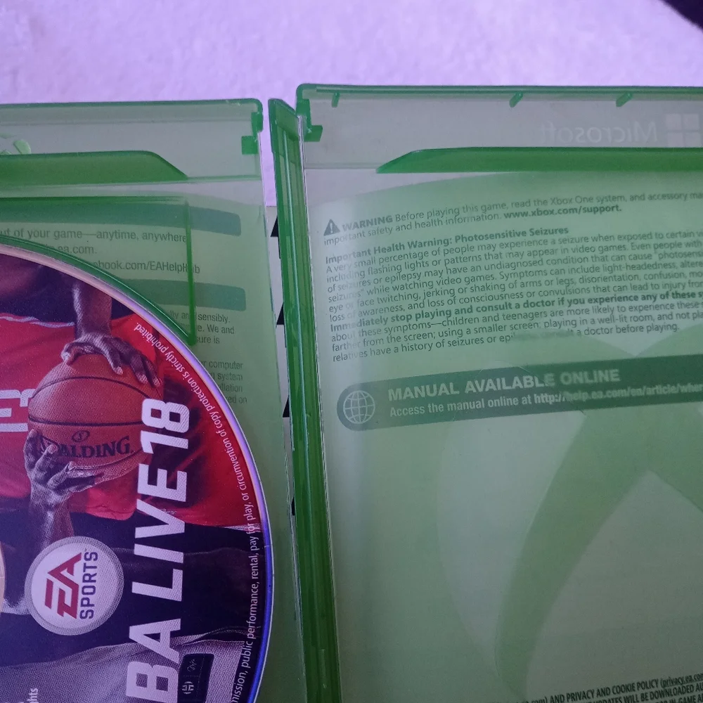 NBA Live 18 Xbox One Ser X BACKWARD COMPATIBLE Video game