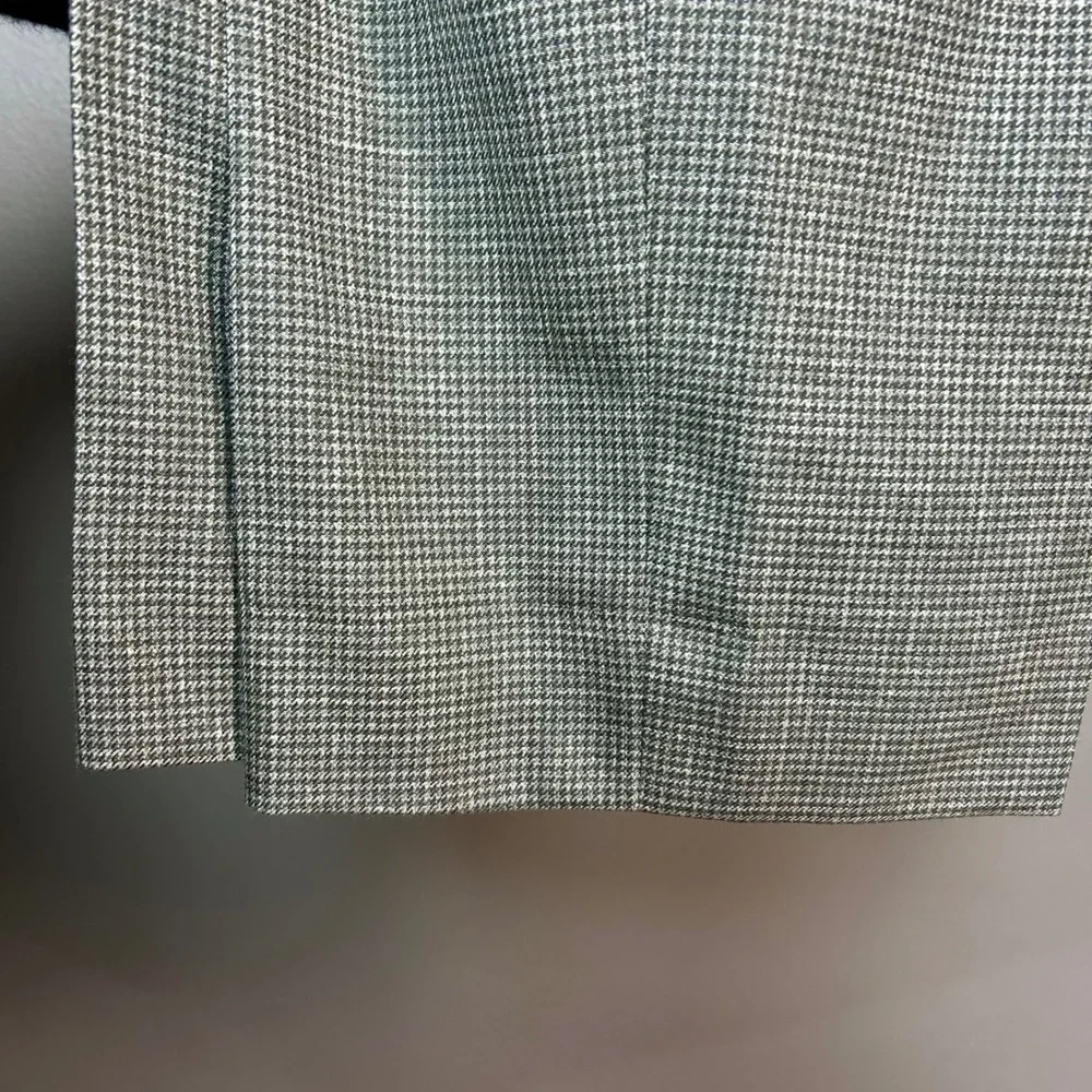 Suitsupply dress pants 40 Brescia Houndstooth unstructured Grey Wool tapered