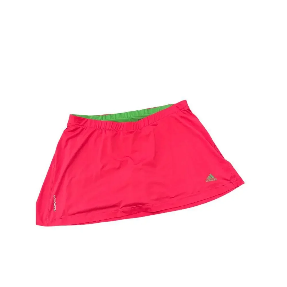 Adidas Women's Pink Green Barricade Tennis Shorts Size Large