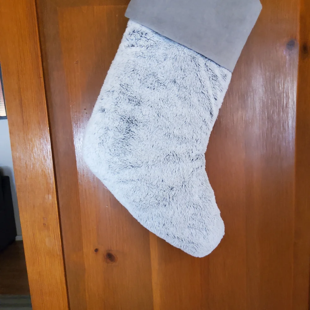 3 Pottery Barn Faux Fur Stockings
