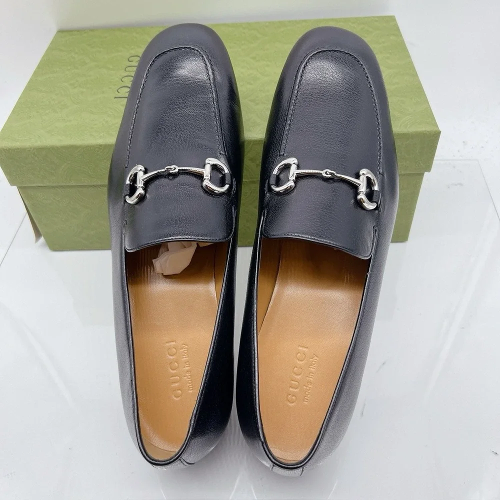 Gucci black leather