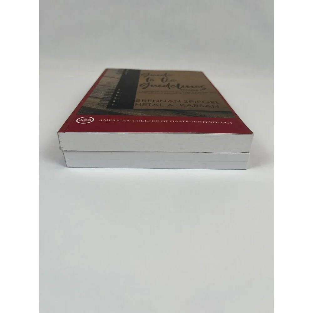 Lot of Guide to the Guidelines Volume 1 & 2- Spiegel & Karson- ACG GI Infection,