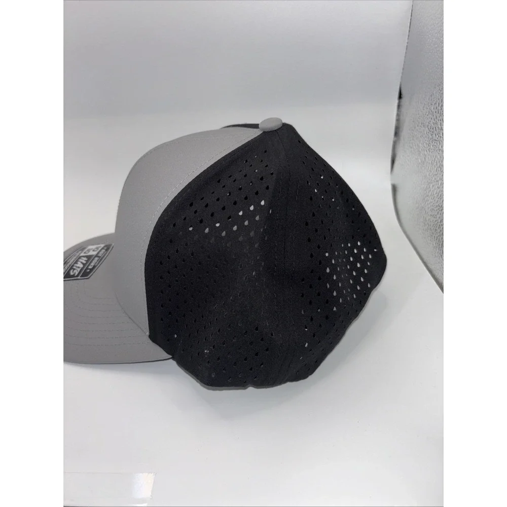 10 10 Hats 6 panel gray black waterproof adjustable dry fit Micro Mesh New Hat