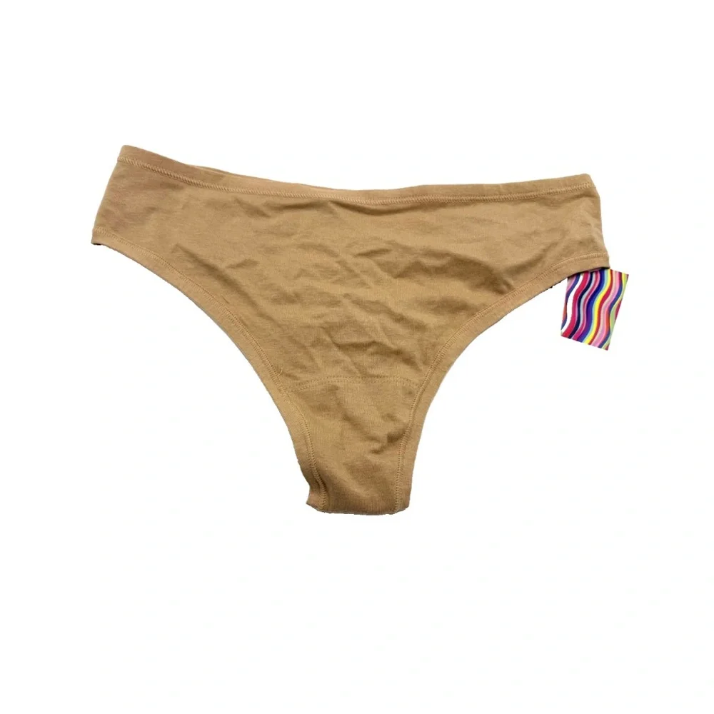 Hanky Panky Play Stretch Natural Rise Thong M/L Chai NWT