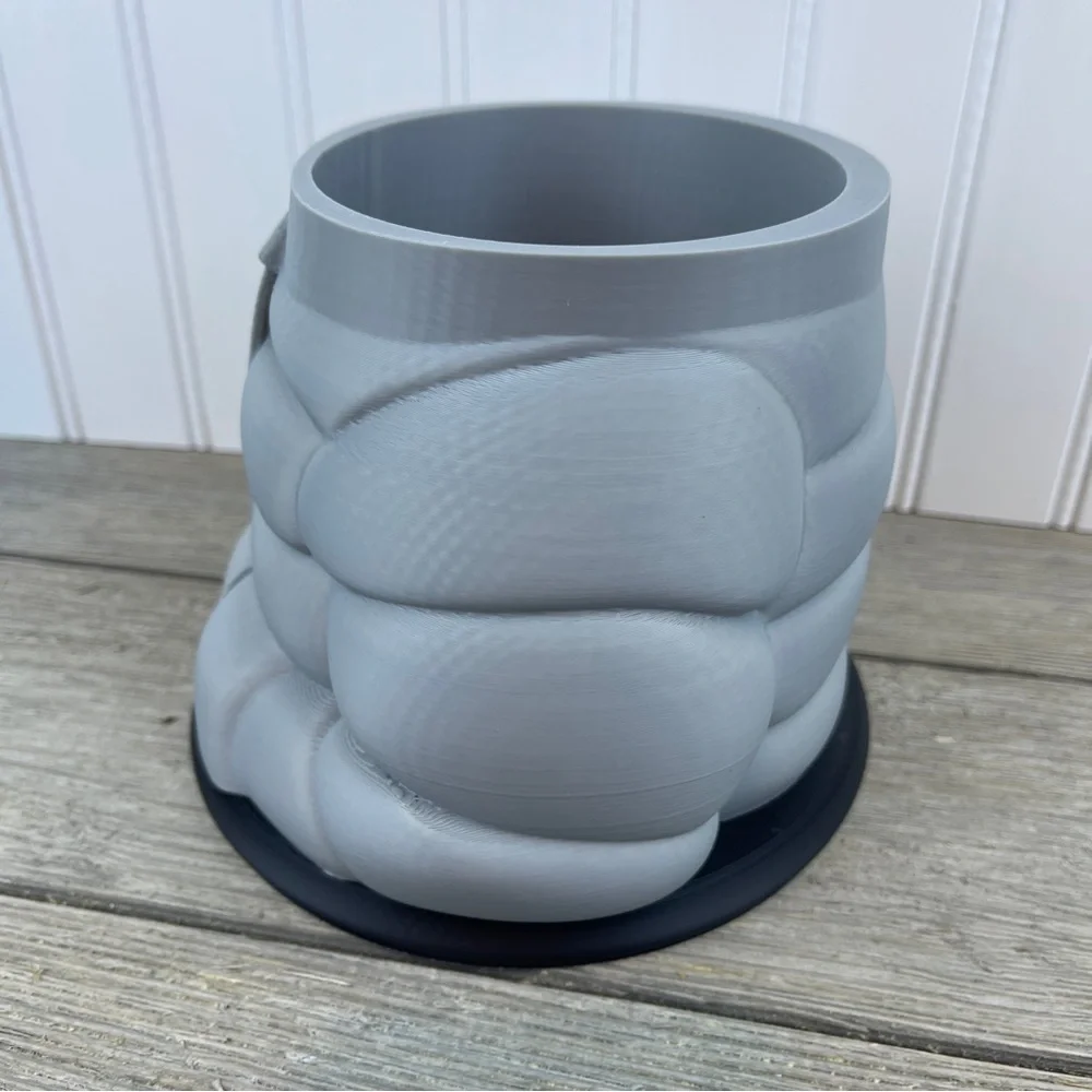 Quirky Puffy Jacket Planter Pot, Inflated Jacket Flower Pot, Indoor planter