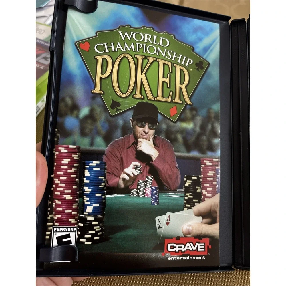 World Championship Poker Sony PlayStation 2 2004 CIB Complete Video Game PS2
