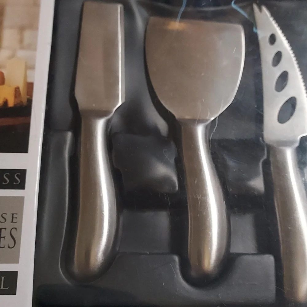 Cheese Knives Set Of 4 Stainless Steel