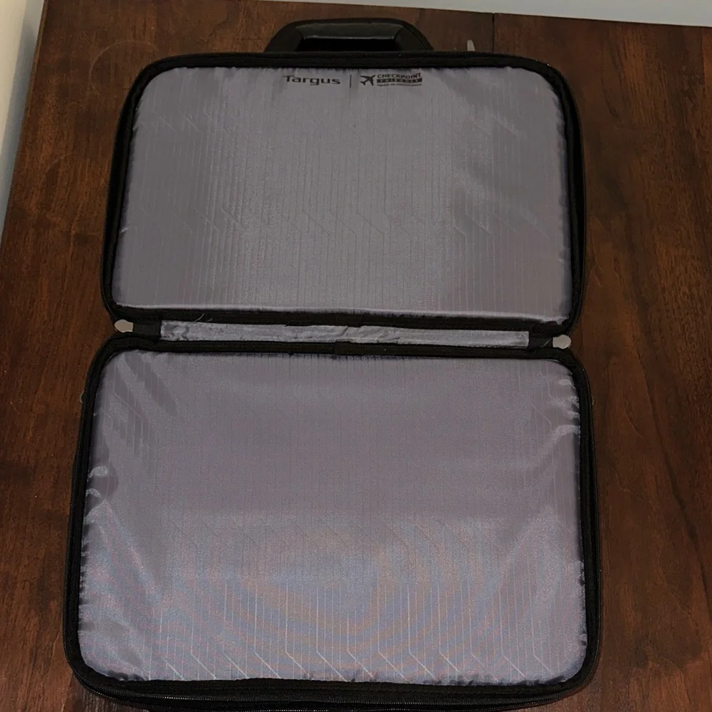 Targus Black Briefcase with Silver Accents