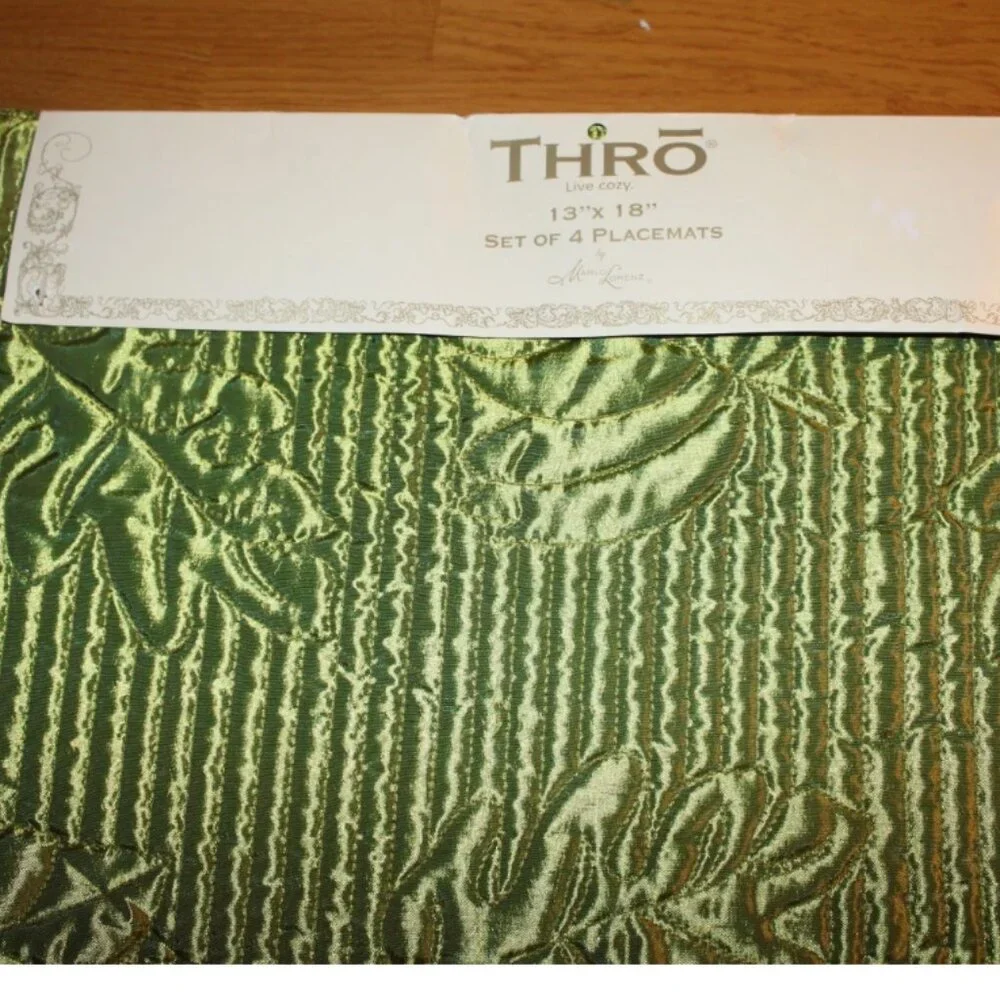 Marlo Lorenz green quilted