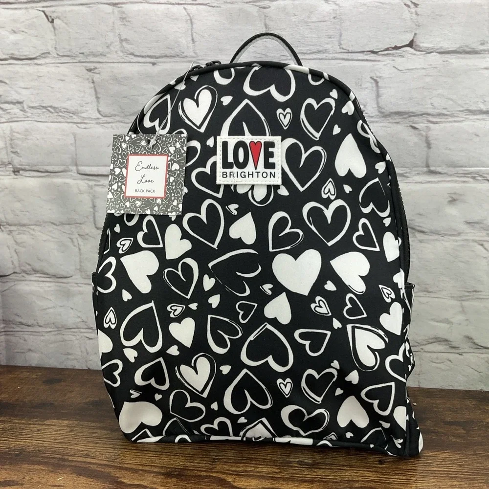 Brighton Limited Edition Hearts A Flutter Endless Love Backpack Retail:$150 NWT