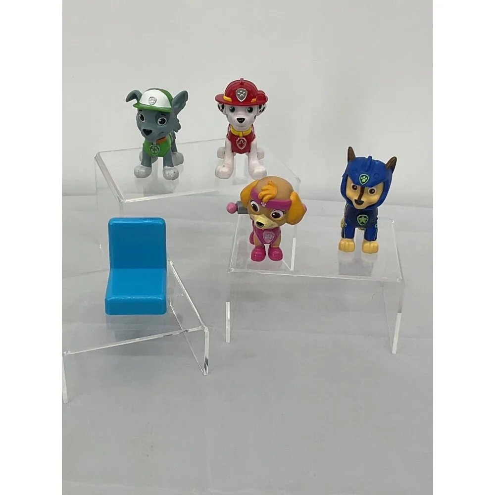 Paw Patrol Rocky Marshall Skye and Chase Figures Cake Toppers