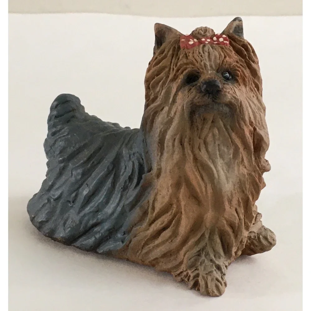 Vintage 1980s Yorkshire Terrier Figurine