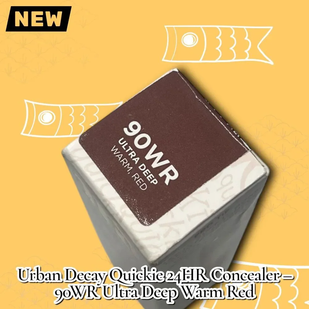 New Urban Decay Quickie 24HR Waterproof Full-Coverage Concealer – 90WR Ultra Dee