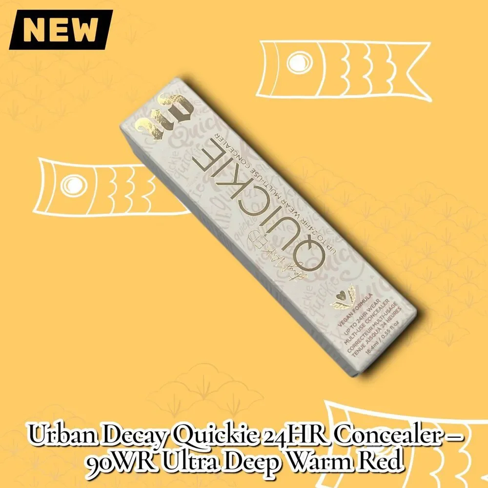 New Urban Decay Quickie 24HR Waterproof Full-Coverage Concealer – 90WR Ultra Dee