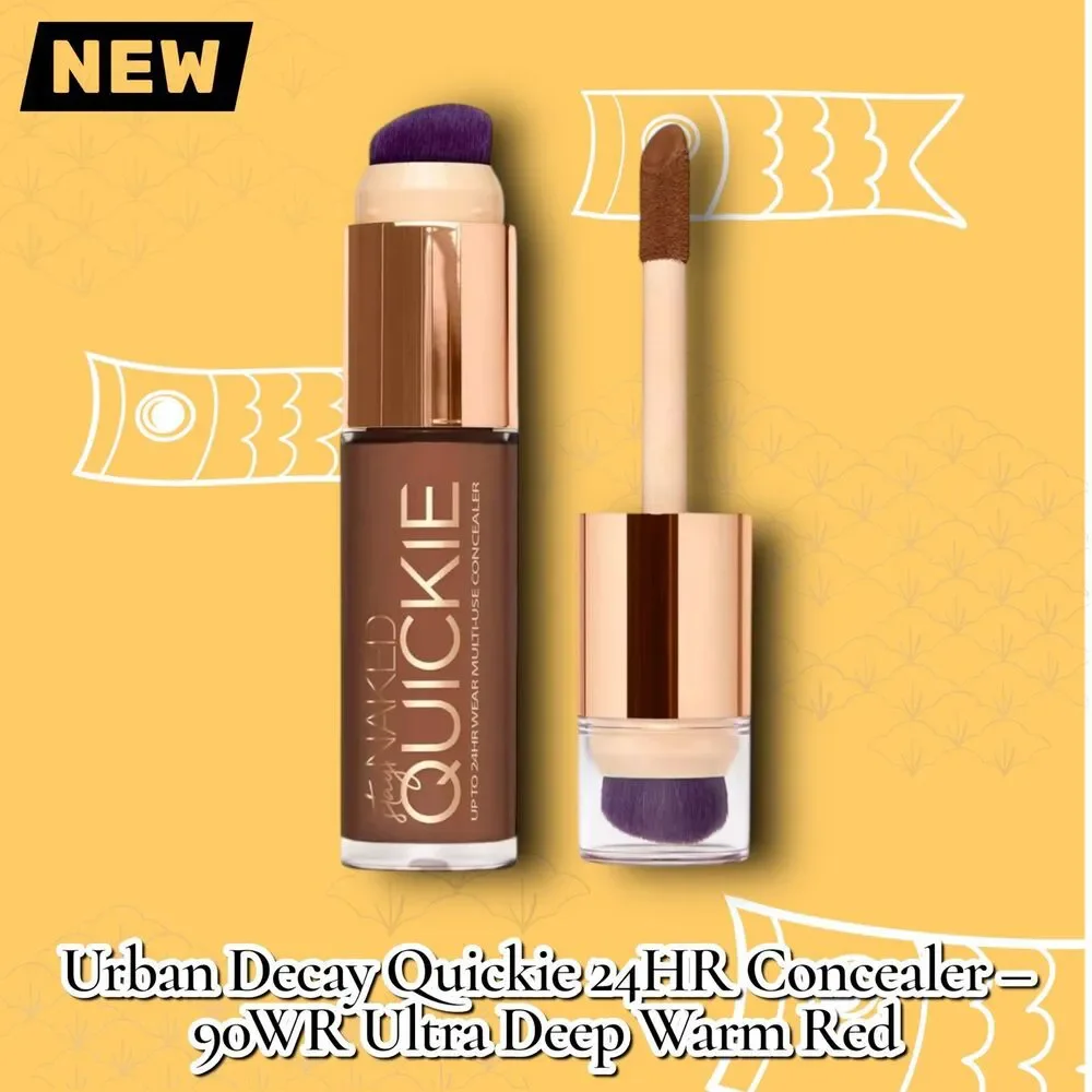 New Urban Decay Quickie 24HR Waterproof Full-Coverage Concealer – 90WR Ultra Dee