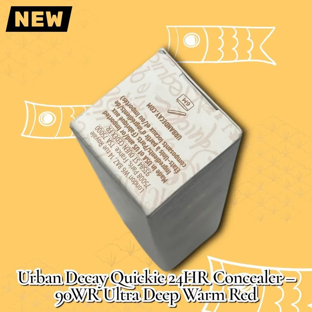 New Urban Decay Quickie 24HR Waterproof Full-Coverage Concealer – 90WR Ultra Dee