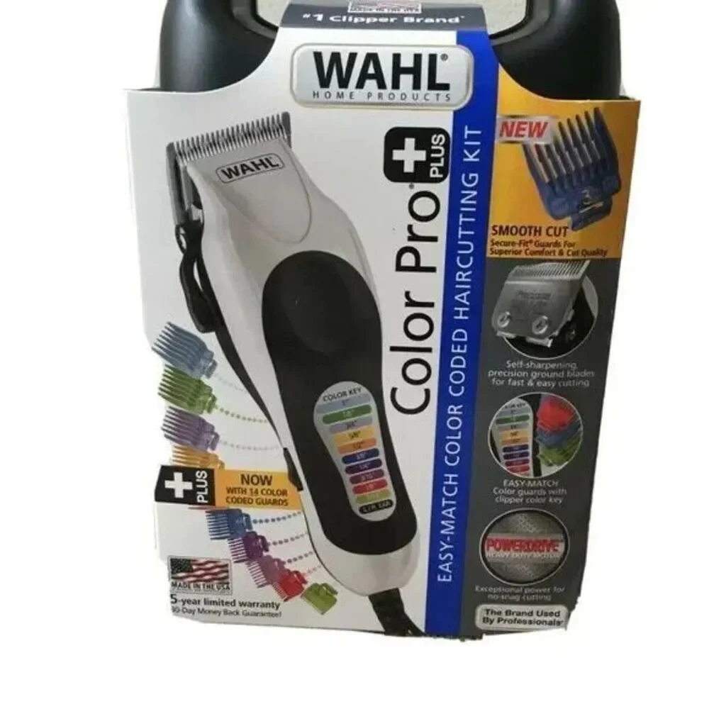 Wahl Color Pro Plus Haircut Kit Haircutting Hair Clippers Multi-Color