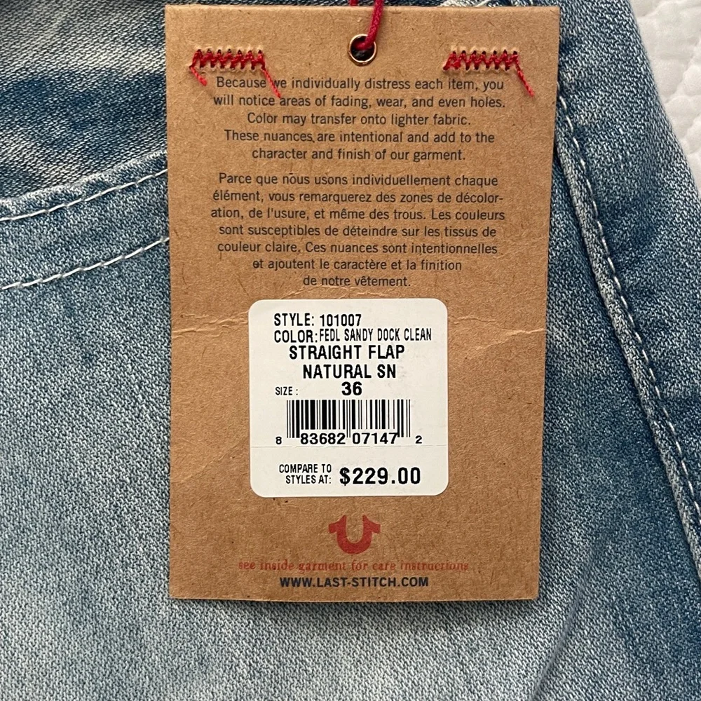 True Religion Faded Denim Jeans