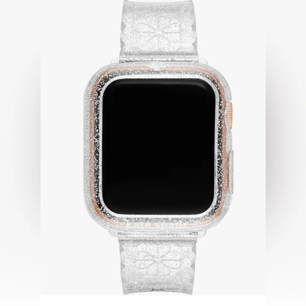 Kate Spade Silver Glitter Watch Band for Apple Watch 40mm
