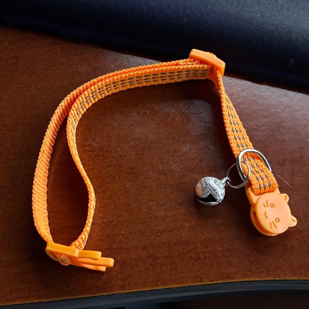 Orange Cat-Themed collar