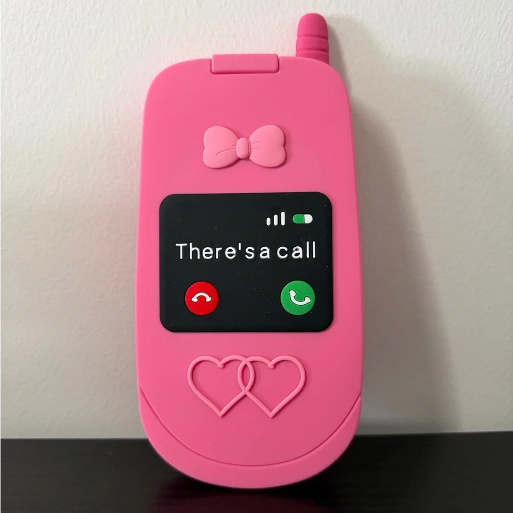 iPhone 14 Pro Pink Flip Phone Case