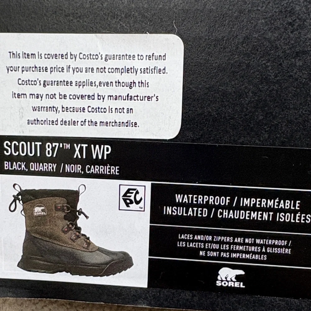 NWT Sorel Men's Scout 87 XT WP Boots