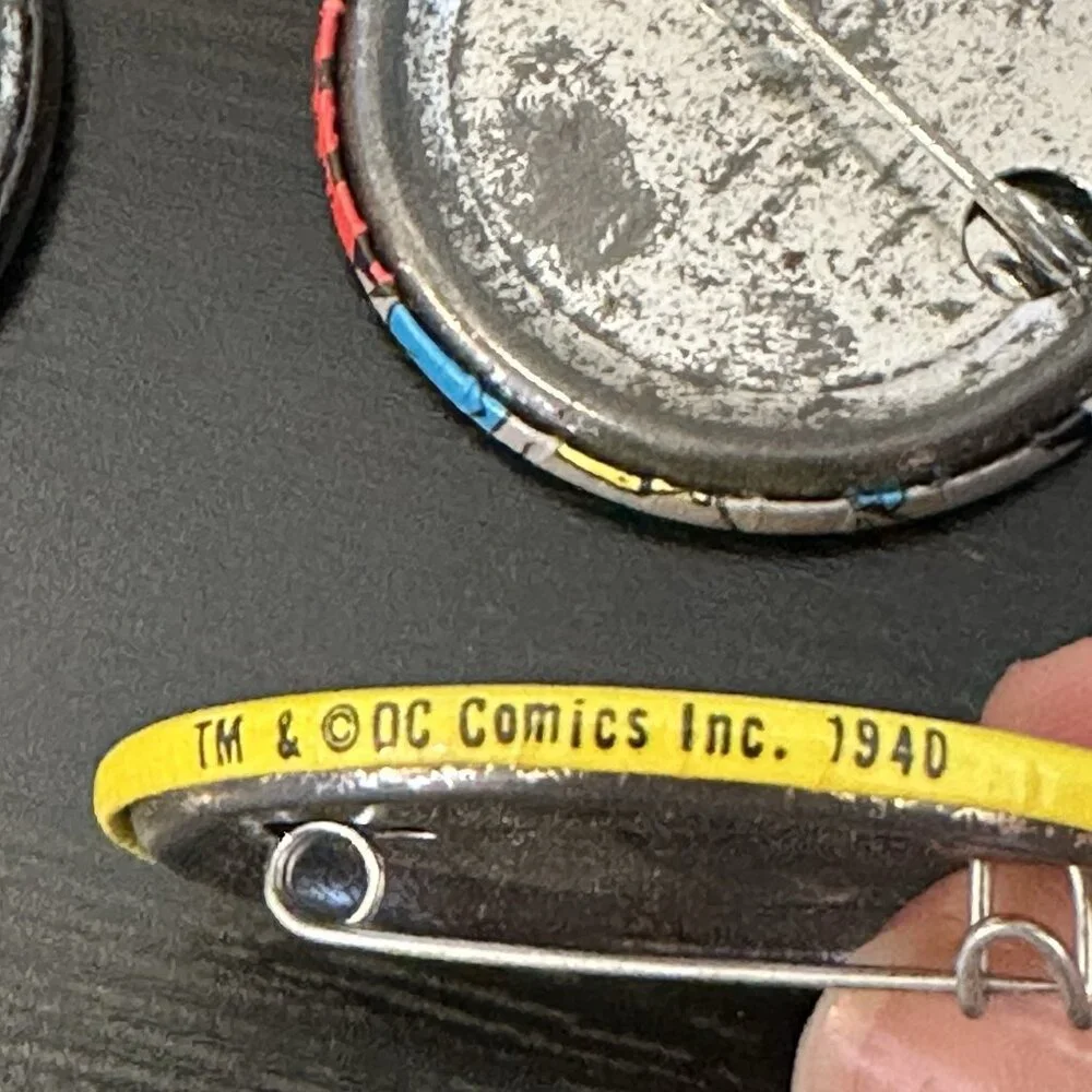 DC Comics three pins